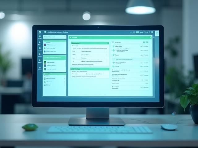 Vista demo del software de gestión de pacientes